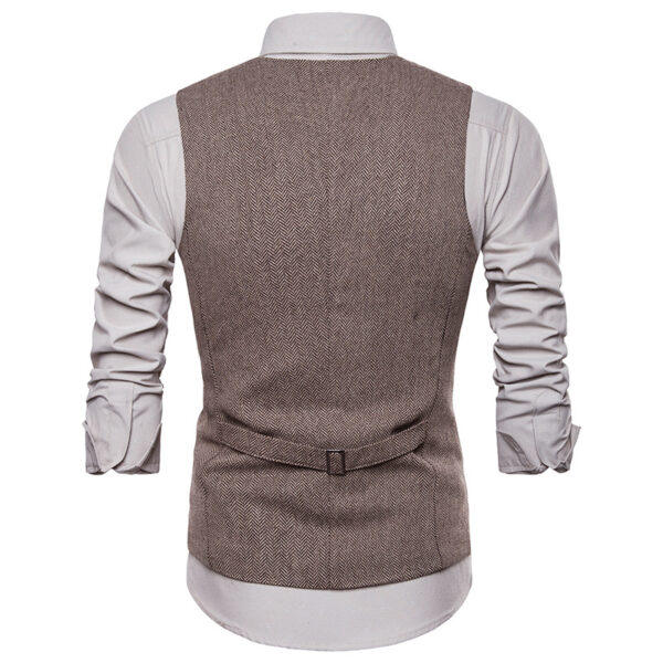 B Men Gent Suit Waistcoat YQH-M49 - Image 3